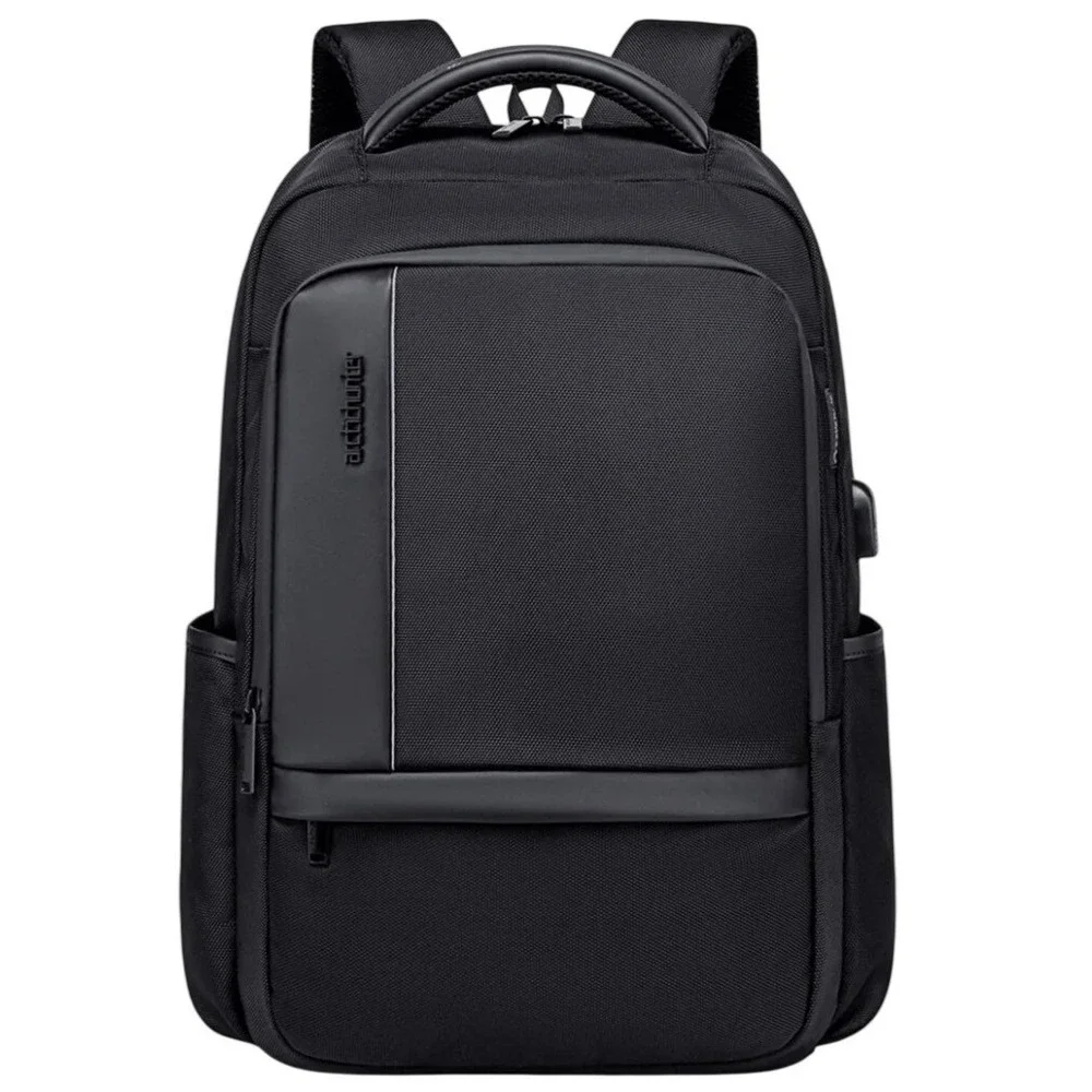 Arctic Hunter B00120C Black Laptop Backpack USB Charging Port Travel Bag